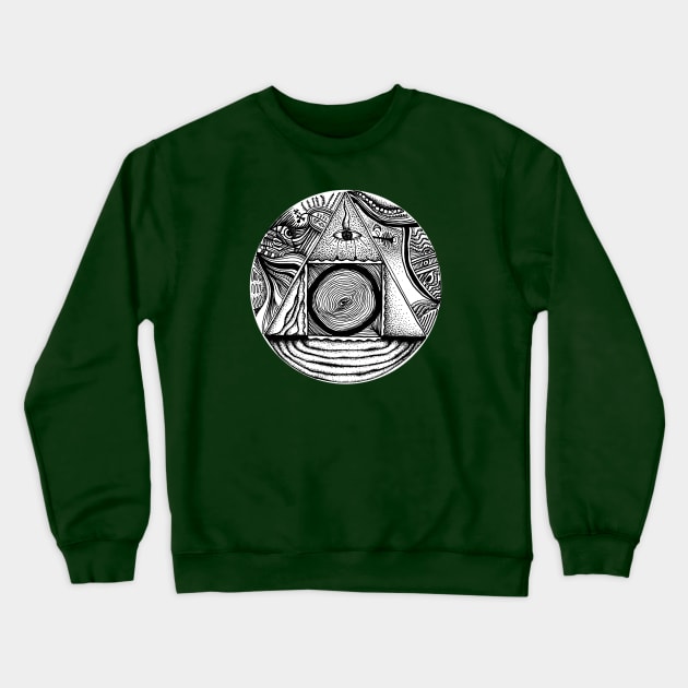 Philosopher’s Stone Hermetic Crewneck Sweatshirt by thealchemistdru